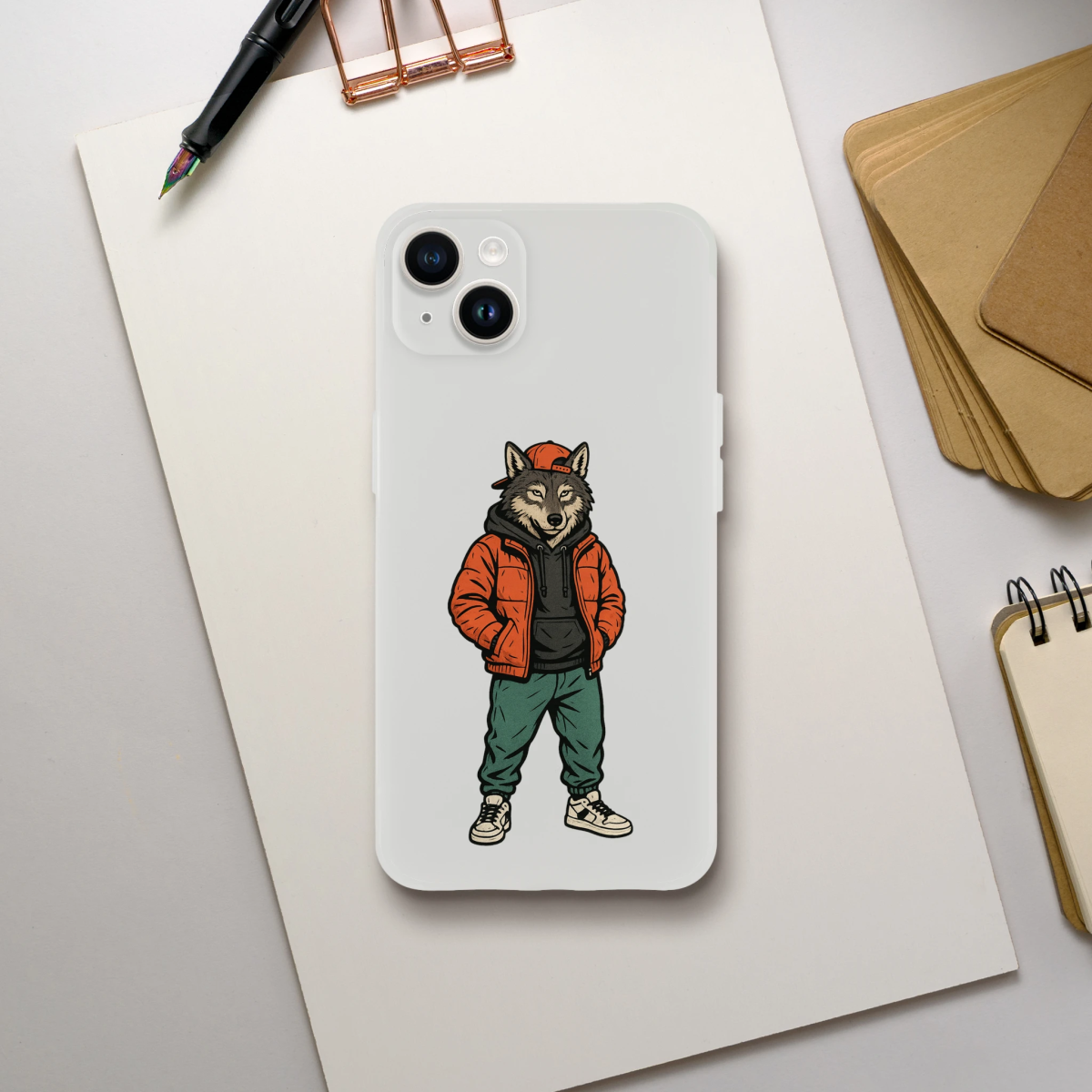 Urban Street Wolf iPhone Flexi Case - ROMAG Store