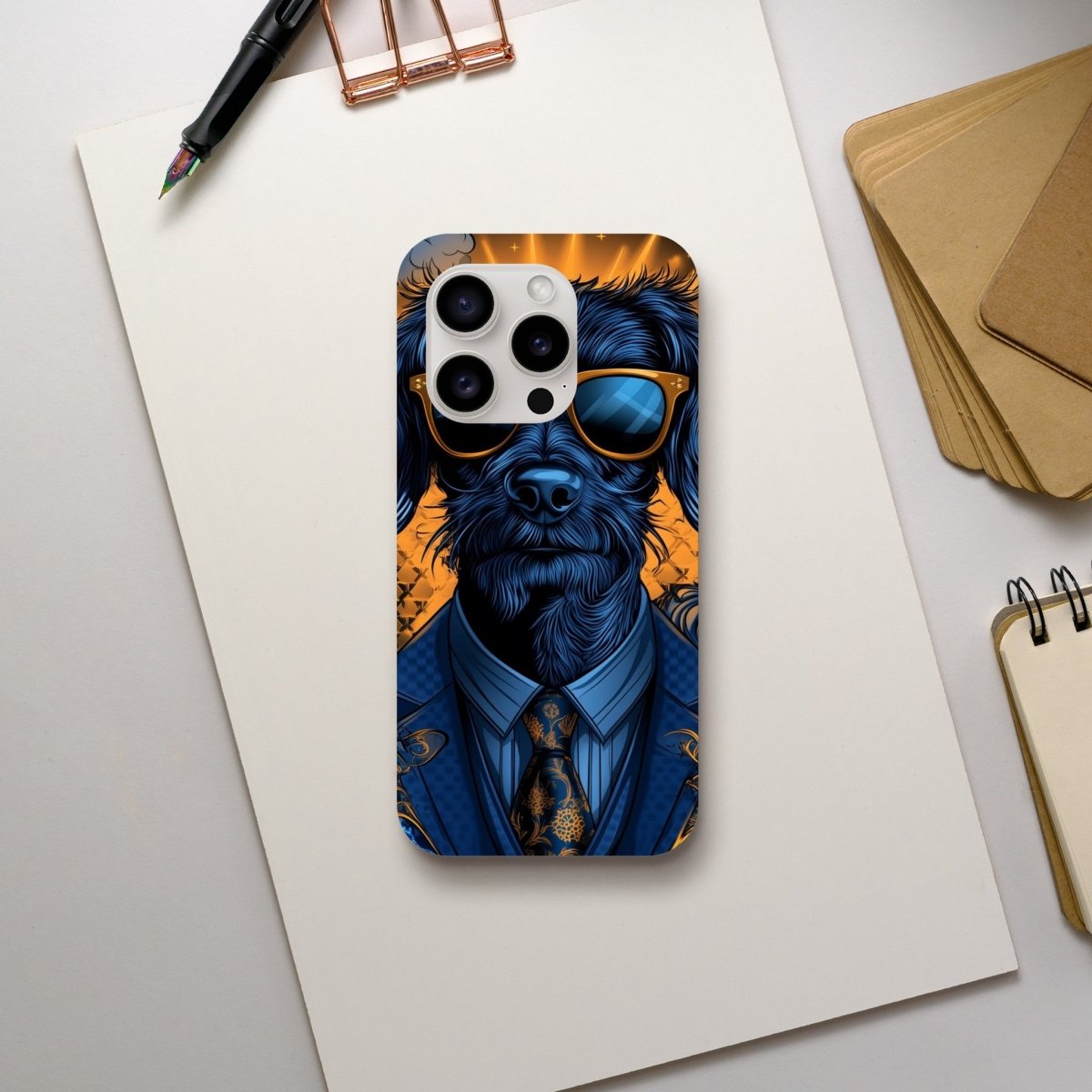 Dapper Dog Neo - Noir iPhone Tough Case - ROMAG Store