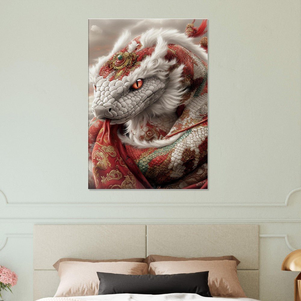 Majestic Snake Canvas Wall Art - ROMAG Store