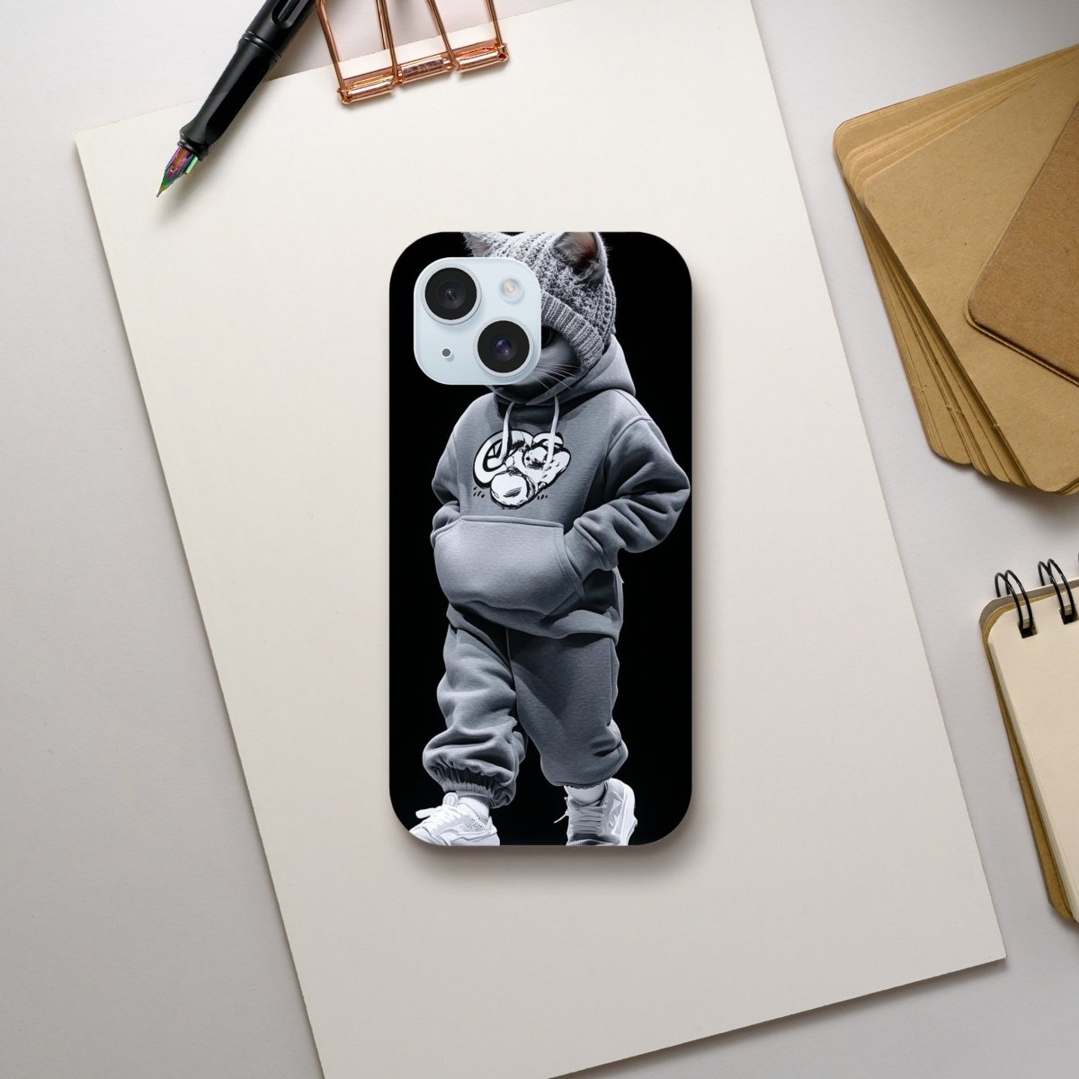 Chic Cat Street Style iPhone Tough Case - ROMAG Store
