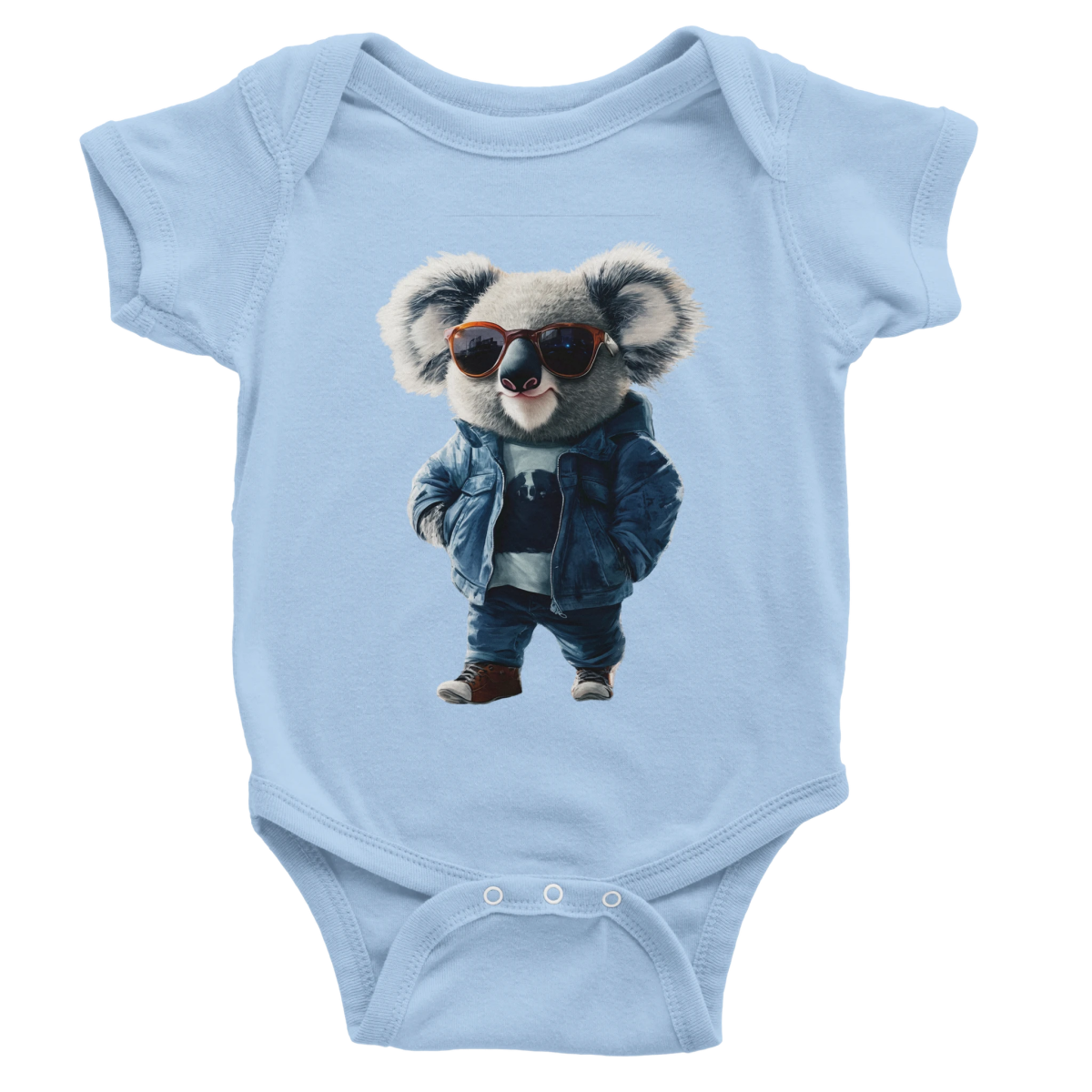 Cool Koala Street Style Baby Short Sleeve Bodysuit - ROMAG Store