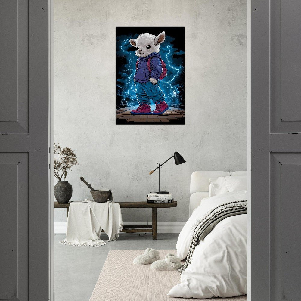 Urban Goat Chic Canvas Wall Art - ROMAG Store
