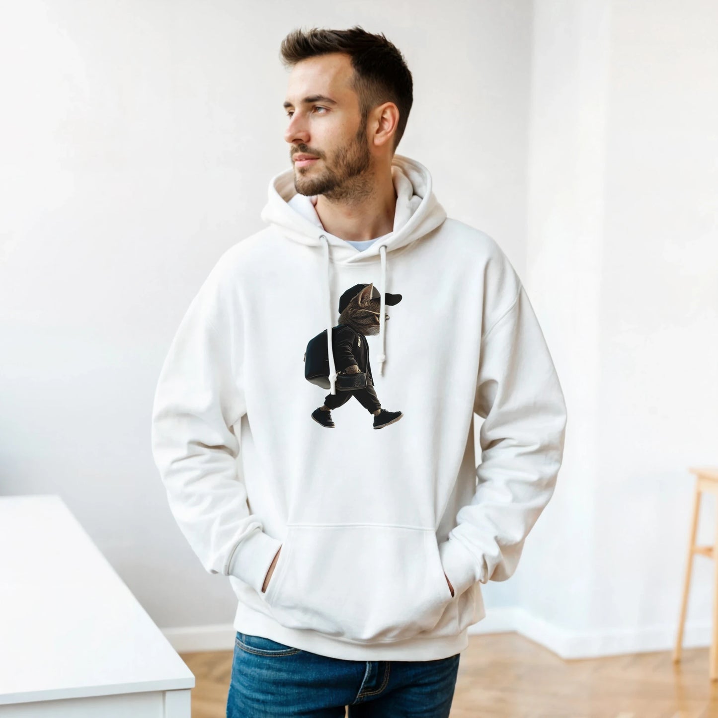 Cool Cat Streetwear Hoodie - ROMAG Store