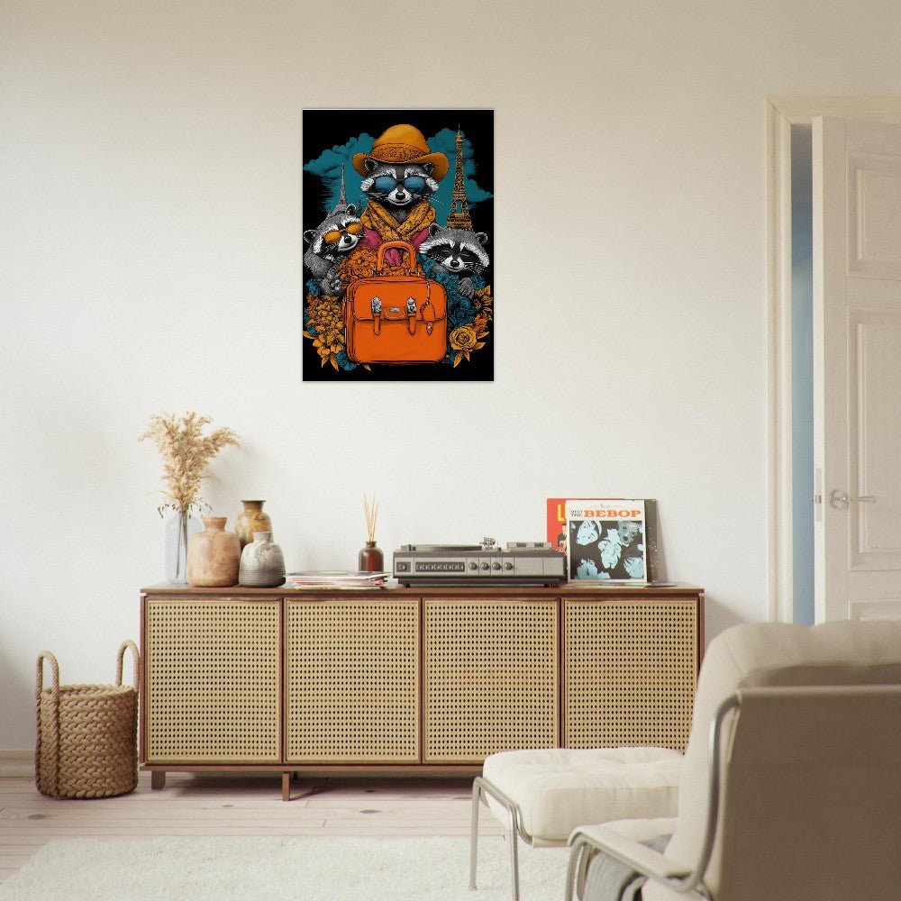 Raccoon Fashion Canvas - ROMAG Store