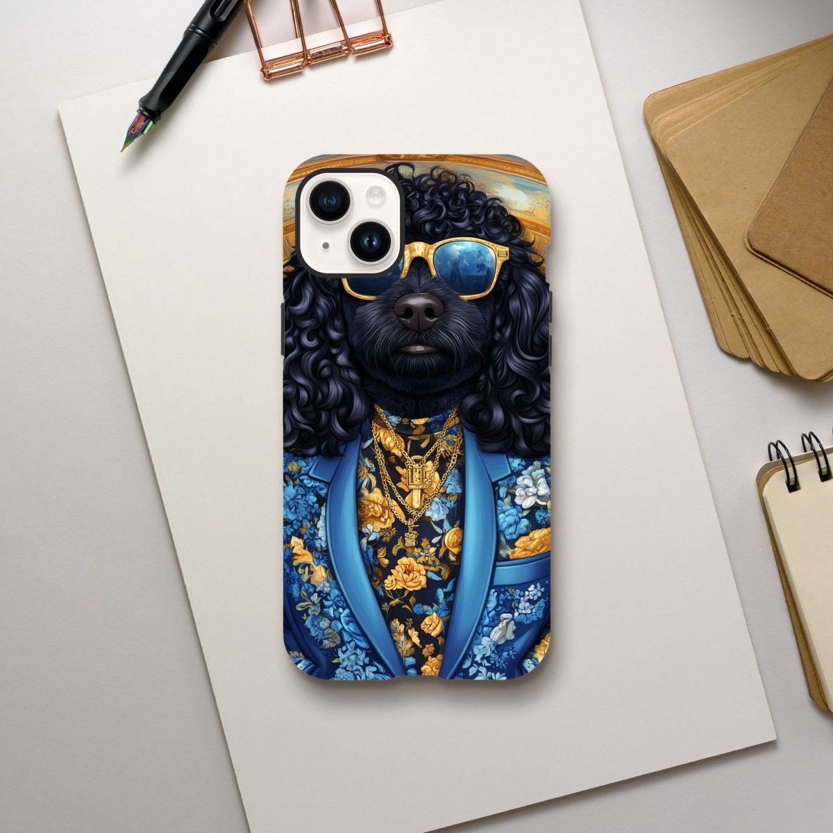 Regal Poodle Fashionista iPhone Tough Case - ROMAG Store