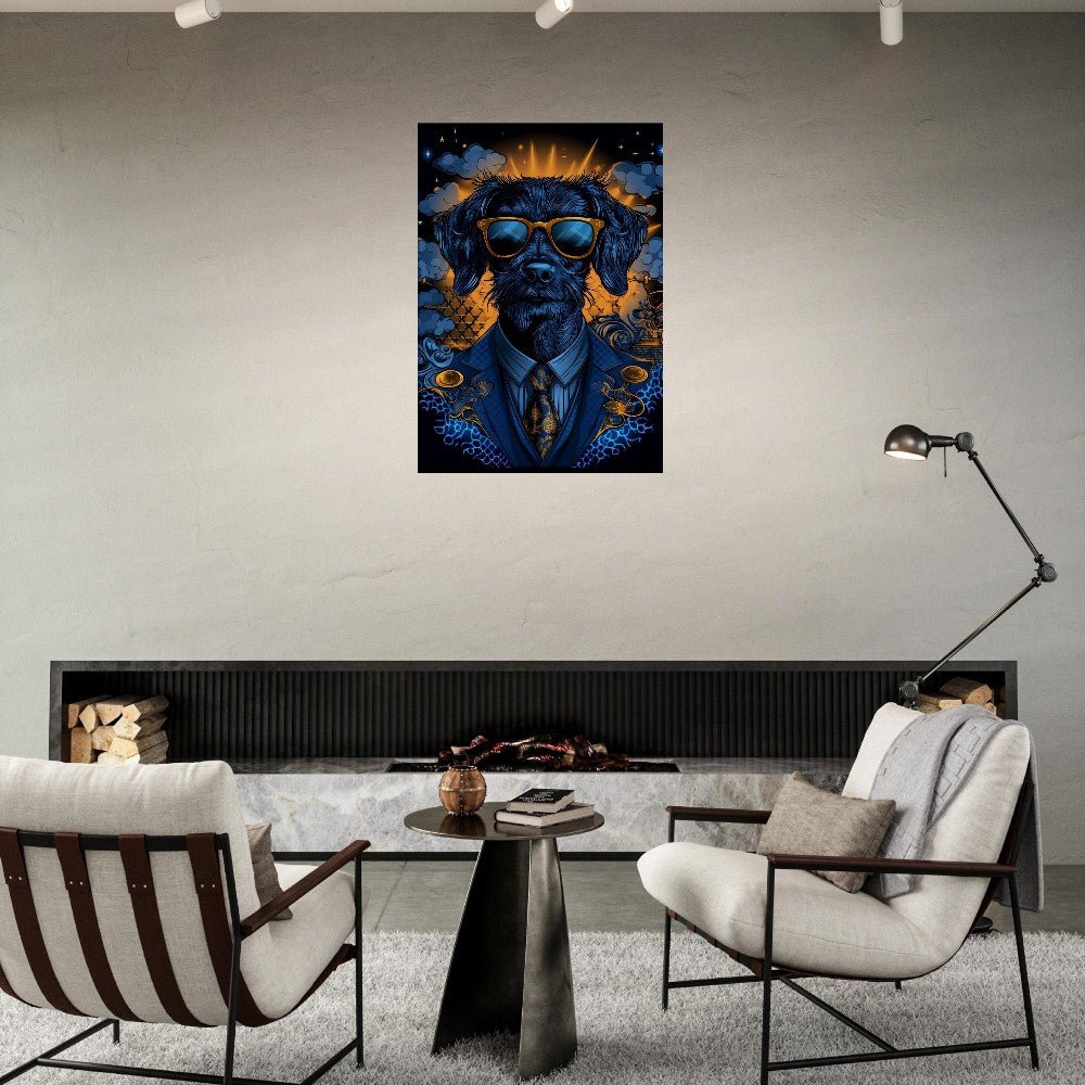 Dog Undercover Canvas Art - ROMAG Store