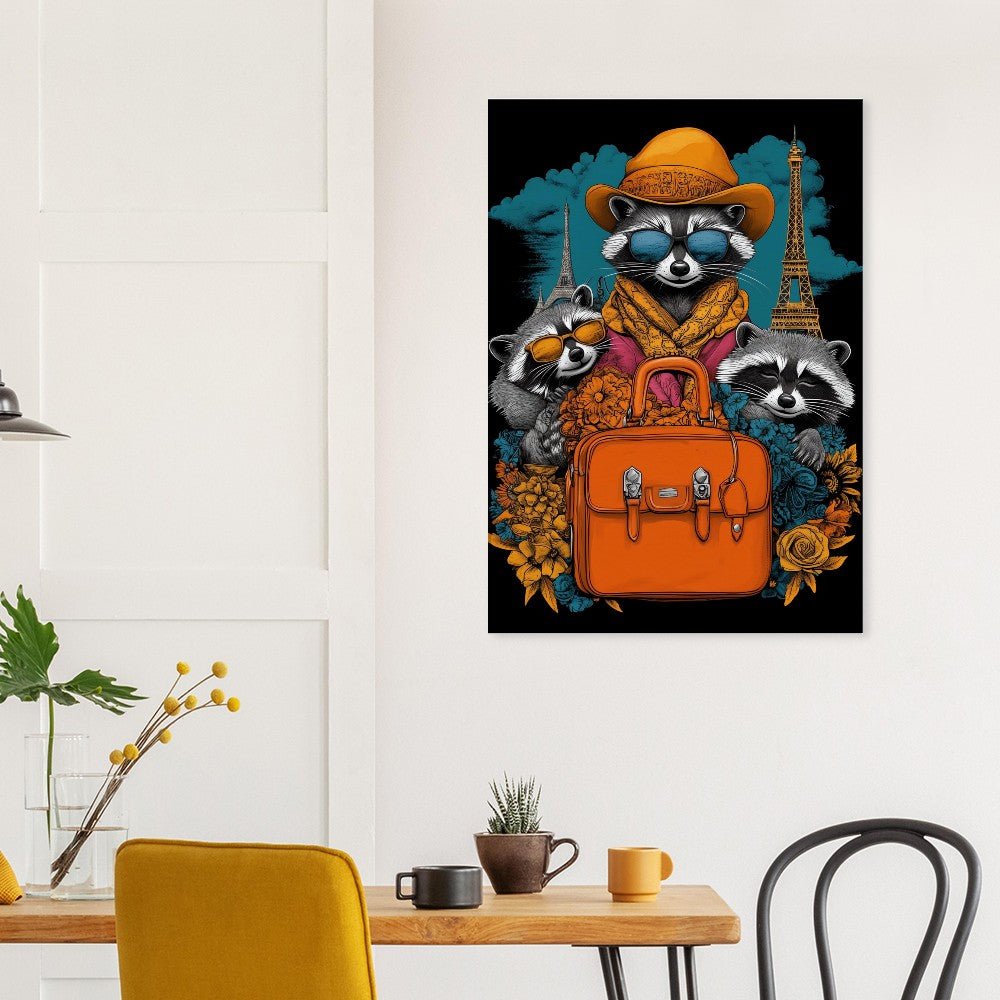 Raccoon Fashion Canvas - ROMAG Store