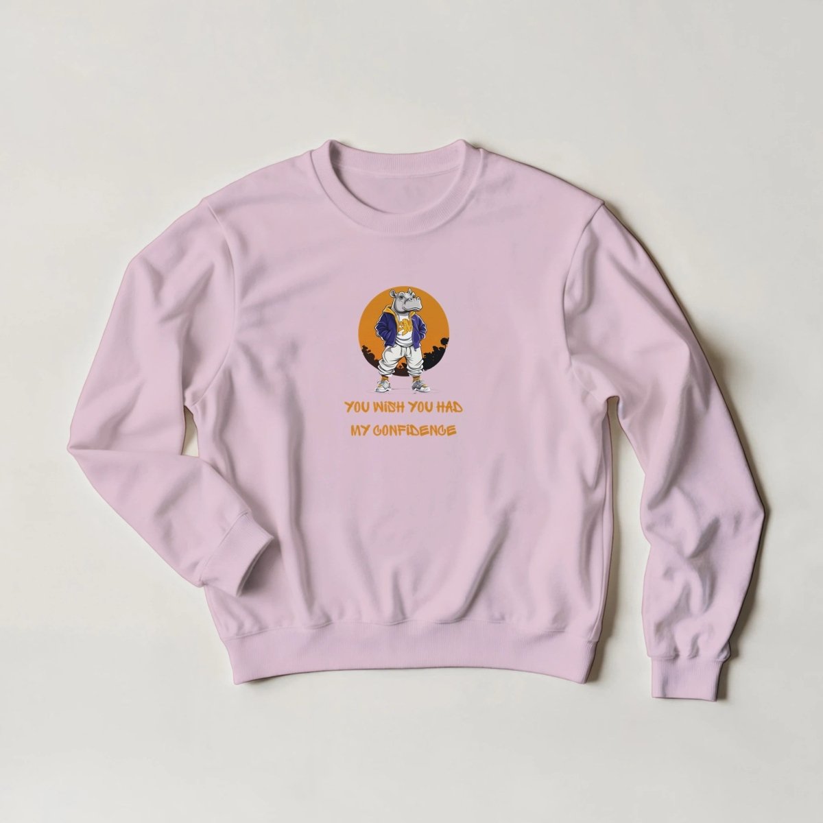 Confident Hippo Sweatshirt - ROMAG Store