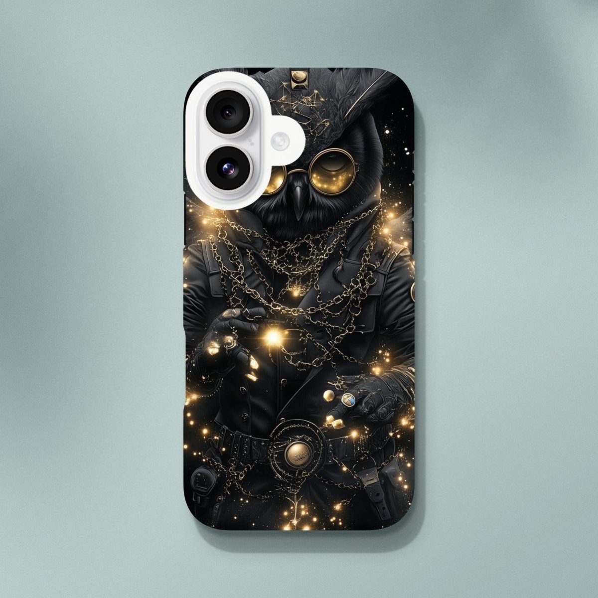 Mystic Owl Golden Goggles iPhone Tough Case - ROMAG Store