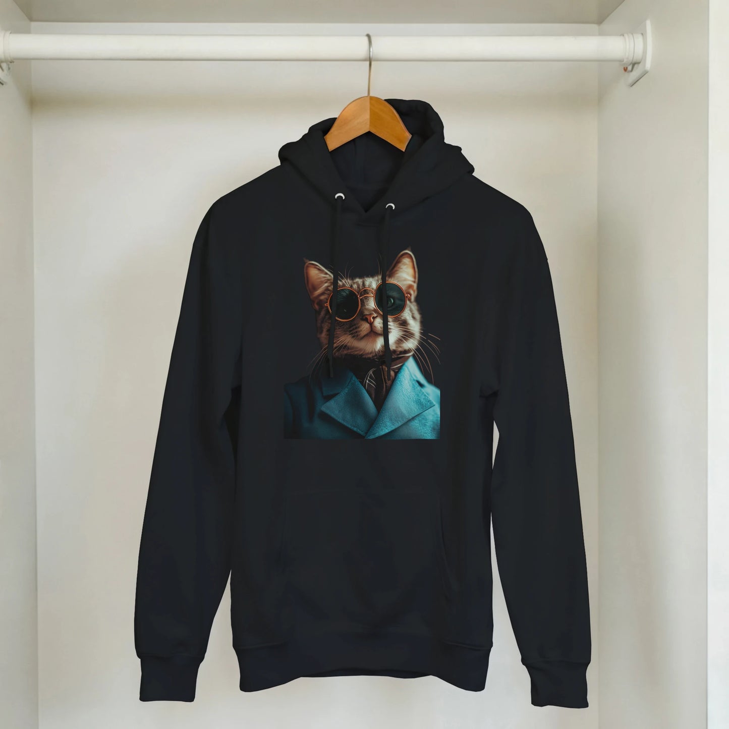 Dapper Cat Spectacles Hoodie - ROMAG Store