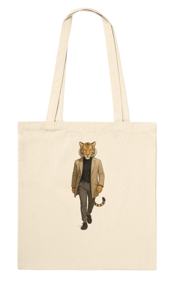 Dapper Tiger Urban Fashion Tote Bag - ROMAG Store