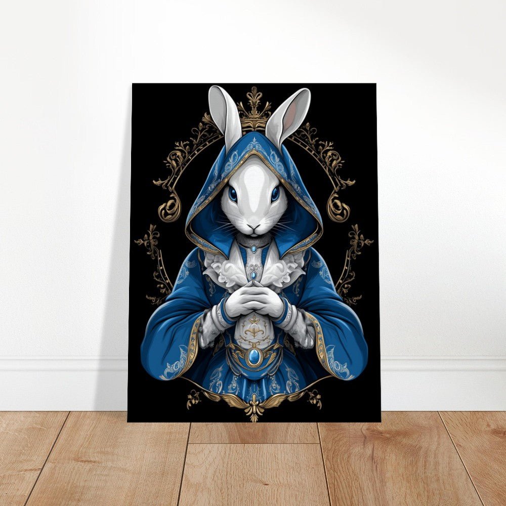Royal Rabbit Canvas Art - ROMAG Store
