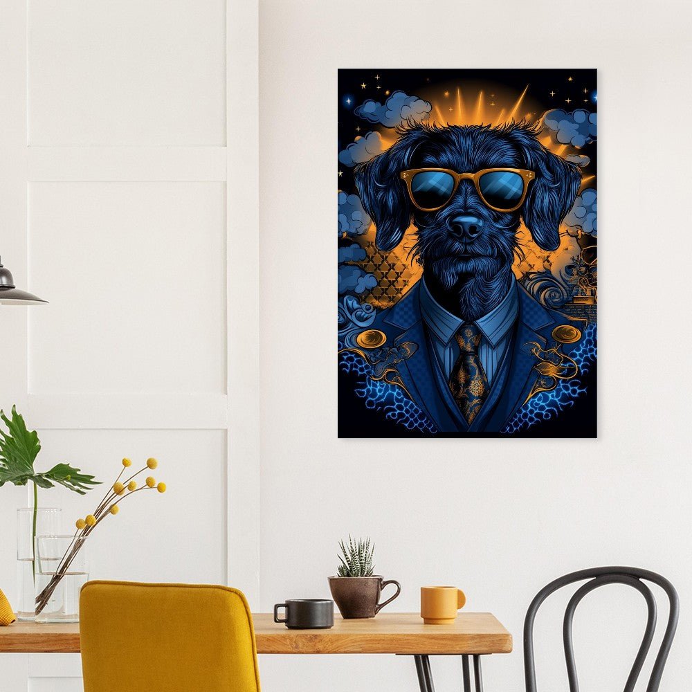 Dog Undercover Canvas Art - ROMAG Store