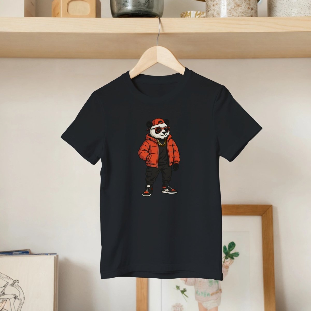 Cool Panda Bear Kids T-shirt - ROMAG Store