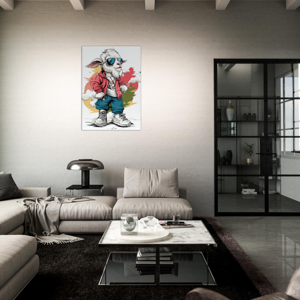 Urban Goat Swag Canvas Art - ROMAG Store