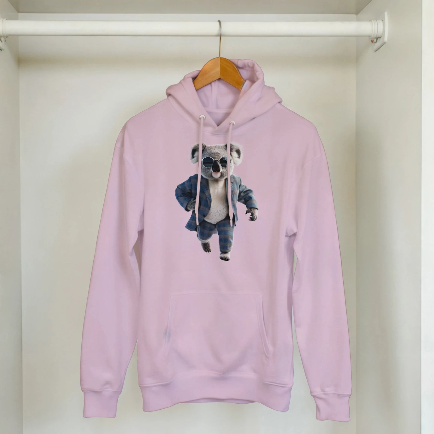 Cool Koala Plaid Suit Hoodie - ROMAG Store