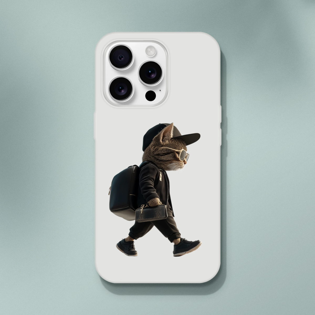 Cool Cat iPhone Flexi Case - ROMAG Store
