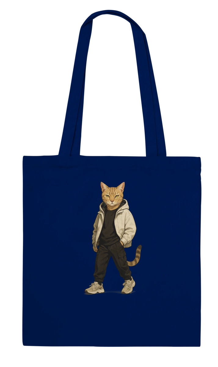 Cool Cat Streetwear Tote Bag - ROMAG Store