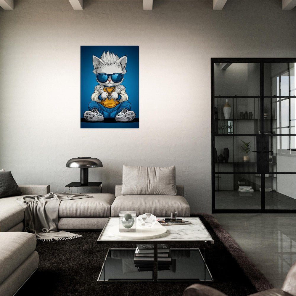 Cool Cat in Shades Canvas - ROMAG Store