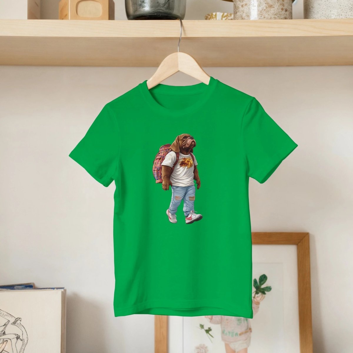 Cool Bulldog Street Style Kids Tee - ROMAG Store