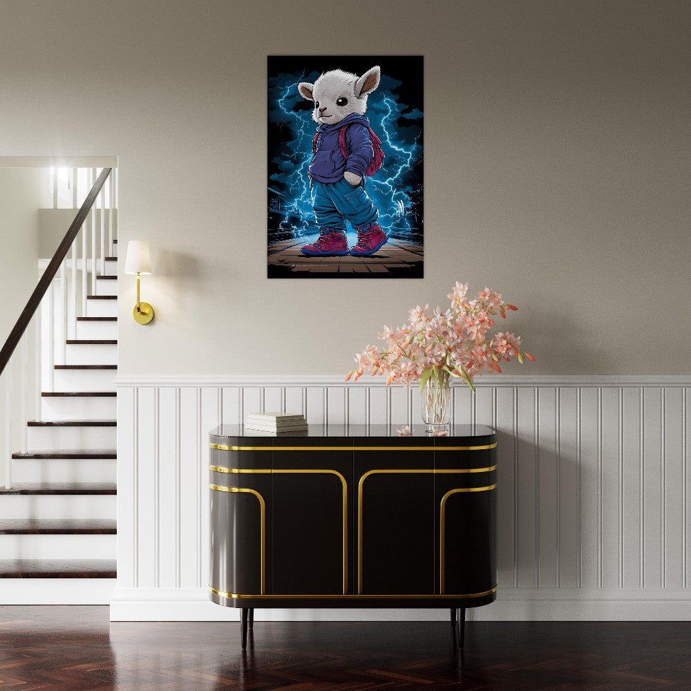 Urban Goat Chic Canvas Wall Art - ROMAG Store