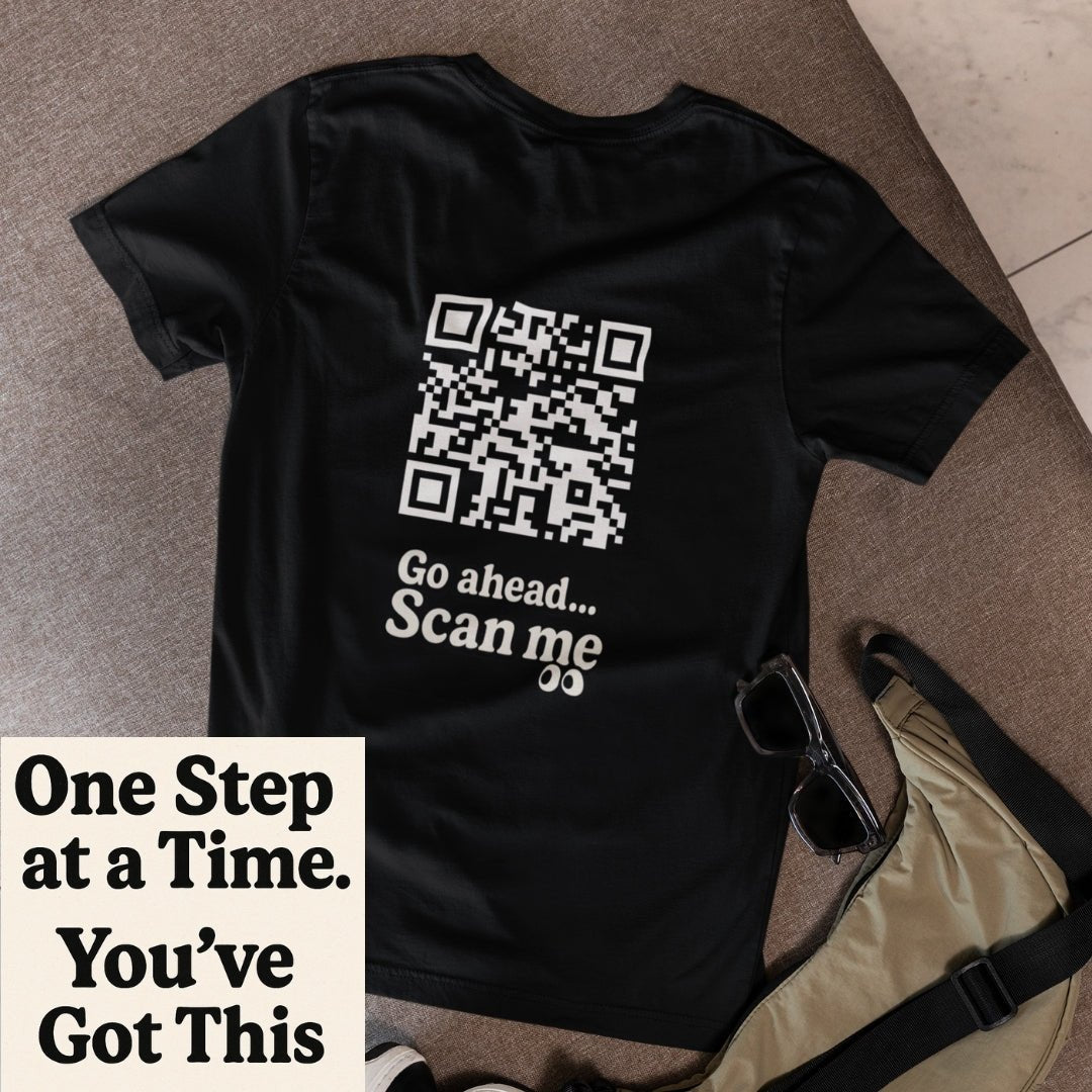 One step QR T-shirt - ROMAG Store