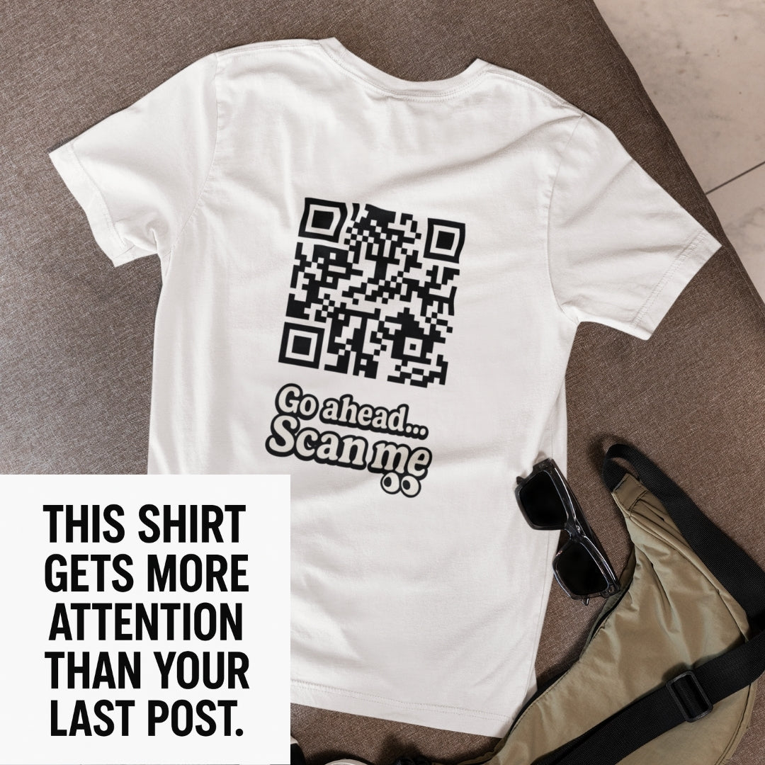 More attention QR T-shirt - ROMAG Store
