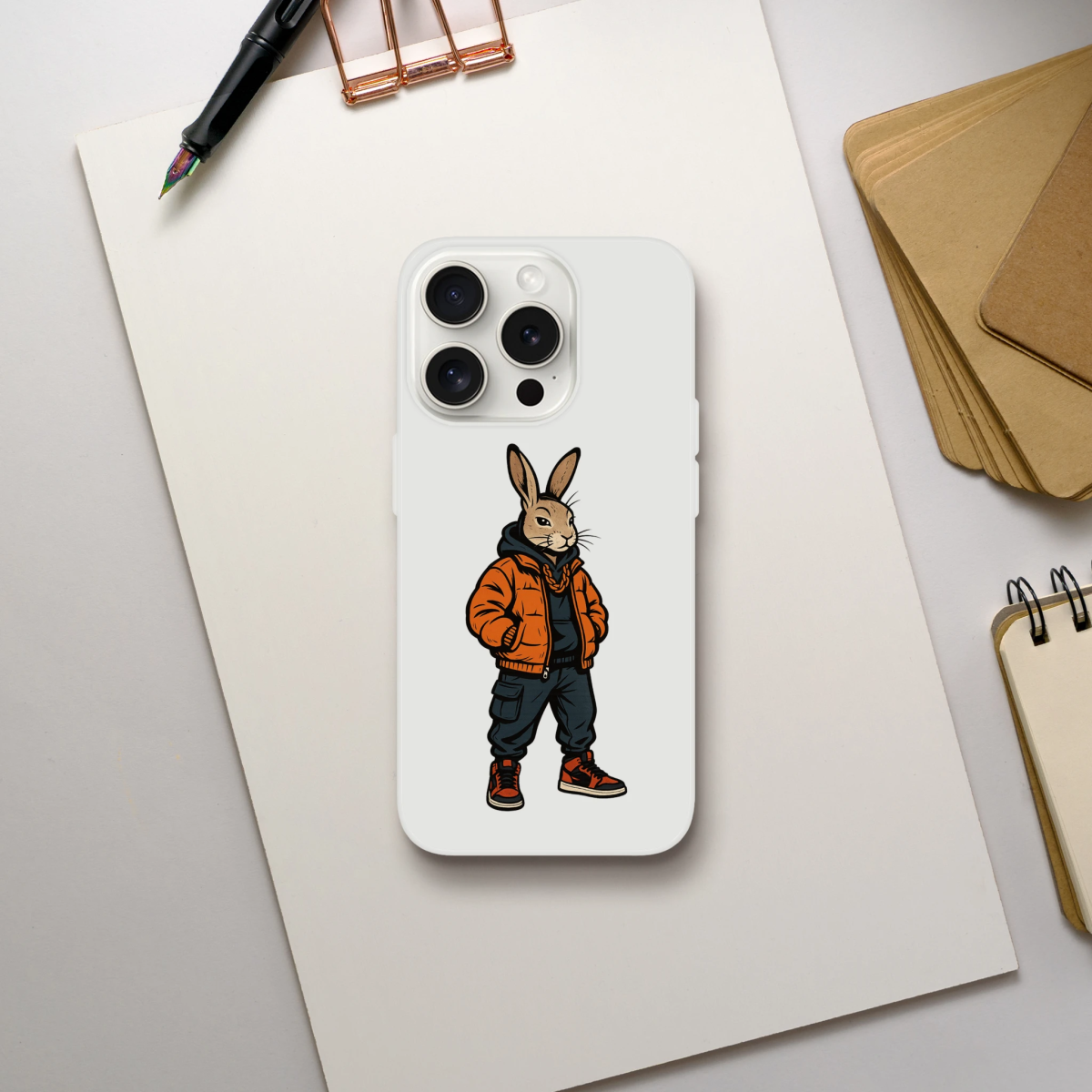 Cool Rabbit Streetwear iPhone Flexi Case - ROMAG Store