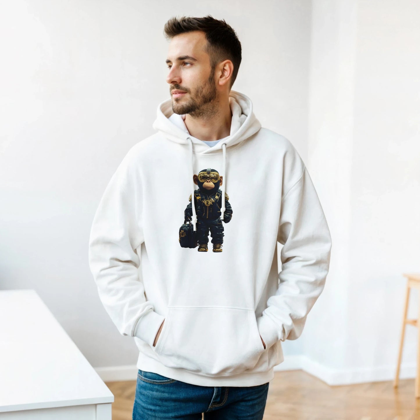 Chimpanzee Street King Hoodie - ROMAG Store