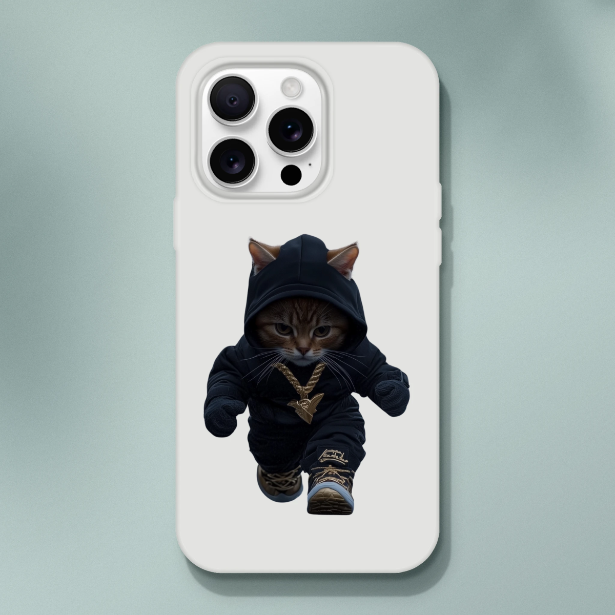 Gangsta Cat iPhone Flexi Case - ROMAG Store
