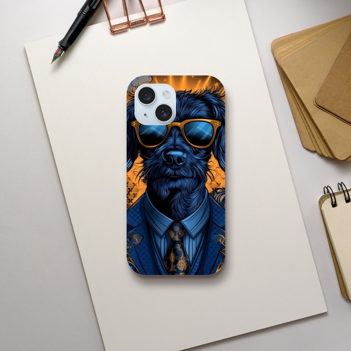 Dapper Dog Neo - Noir iPhone Tough Case - ROMAG Store