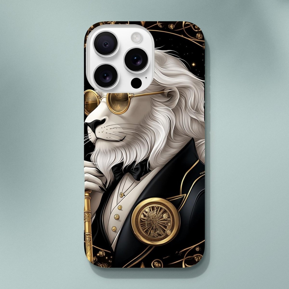 Regal Lion Dapper Gentleman iPhone Tough Case - ROMAG Store
