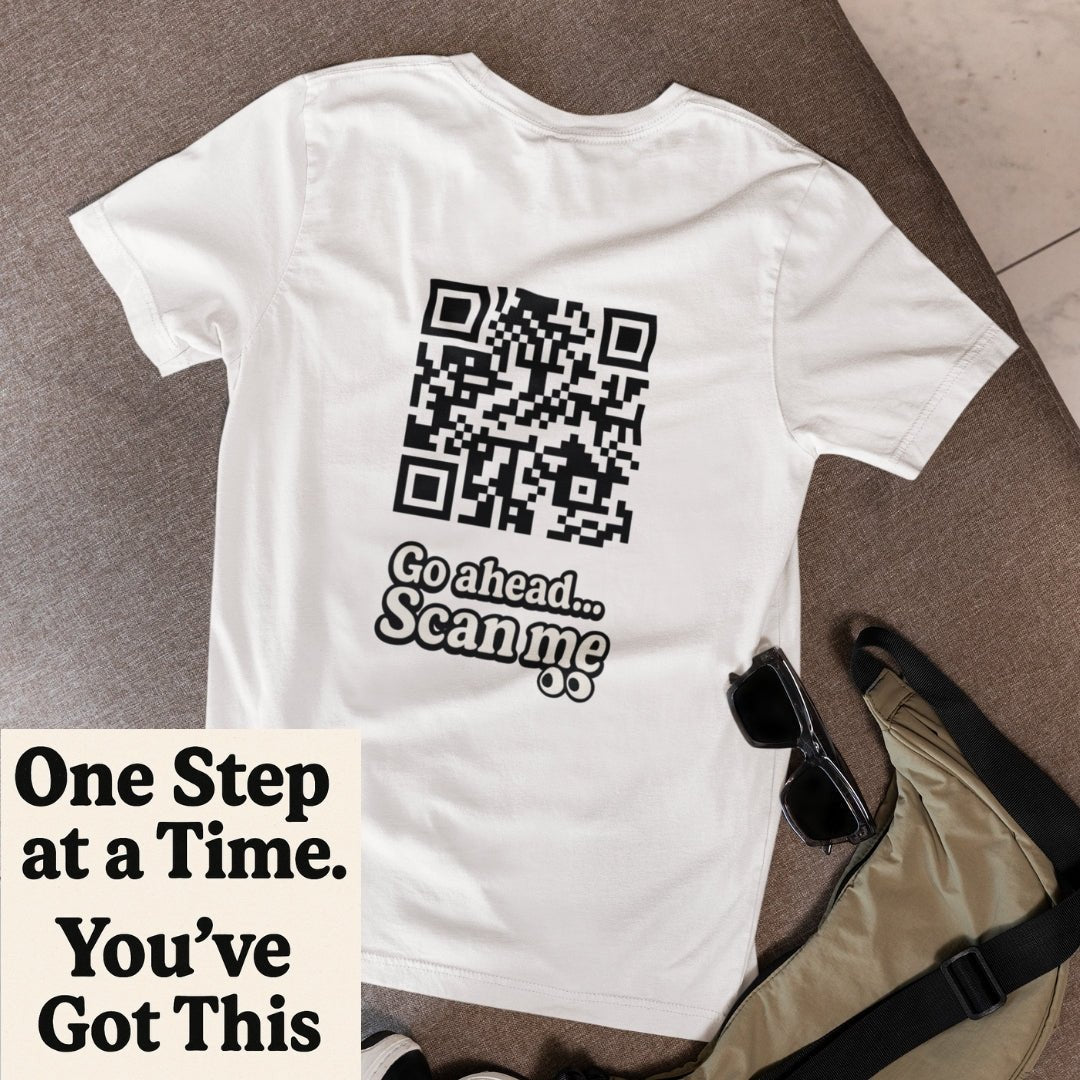 One step QR T-shirt - ROMAG Store