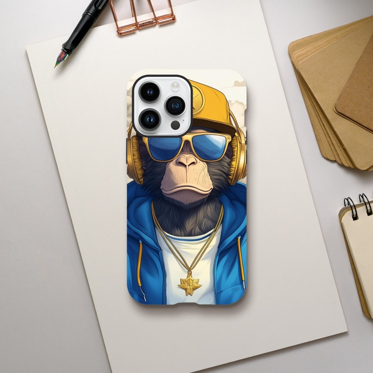 Chimp Cool iPhone Tough Case - ROMAG Store