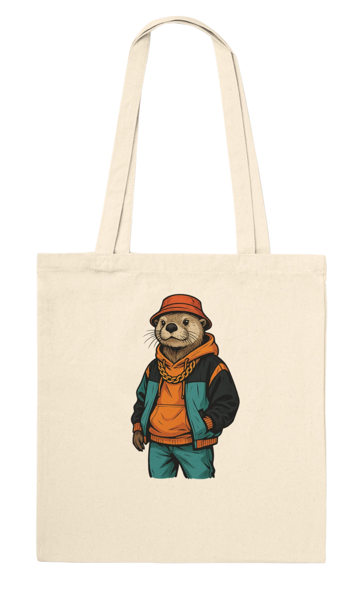 Cool Otter Streetwear Tote Bag - ROMAG Store