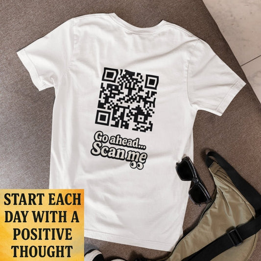 Positive Thought QR T-shirt - ROMAG Store