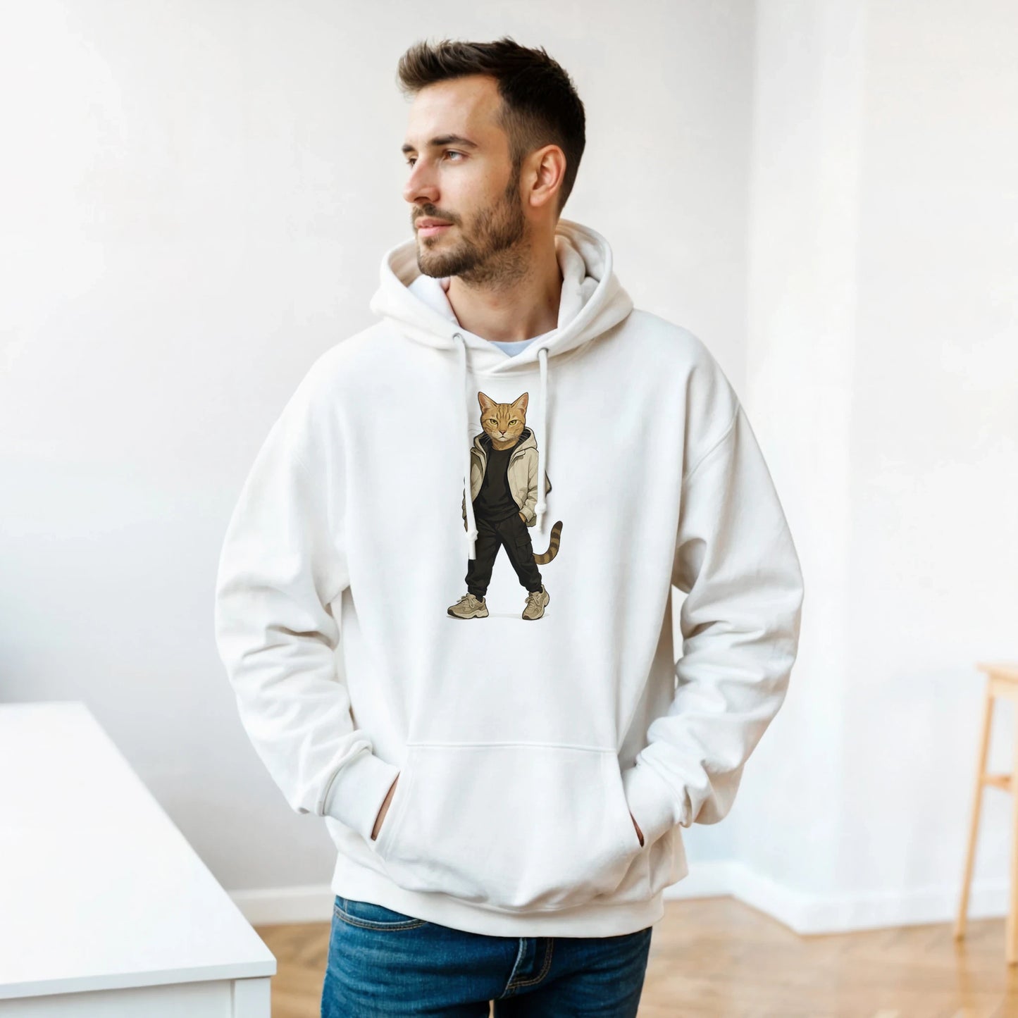 Cool Cat Streetwear Hoodie - ROMAG Store