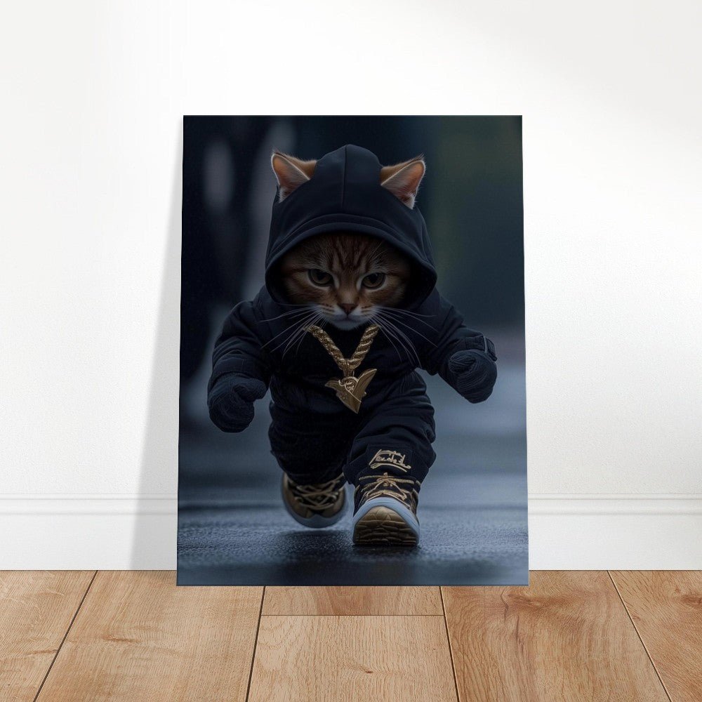 Urban Cat Canvas Art - ROMAG Store