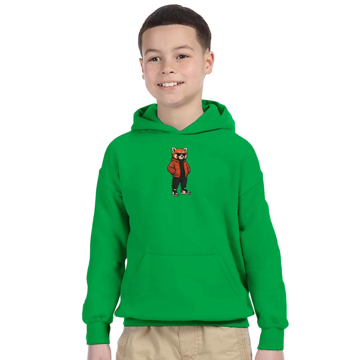 Cool Red Panda Streetwear Kids Hoodie - ROMAG Store