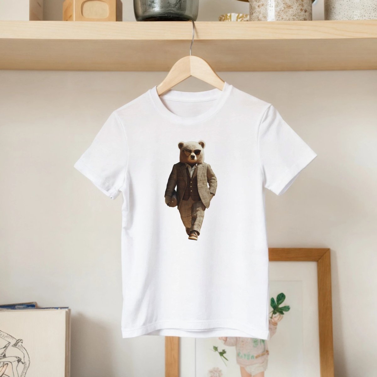 Dapper Bear Street Style Kids Tee - ROMAG Store