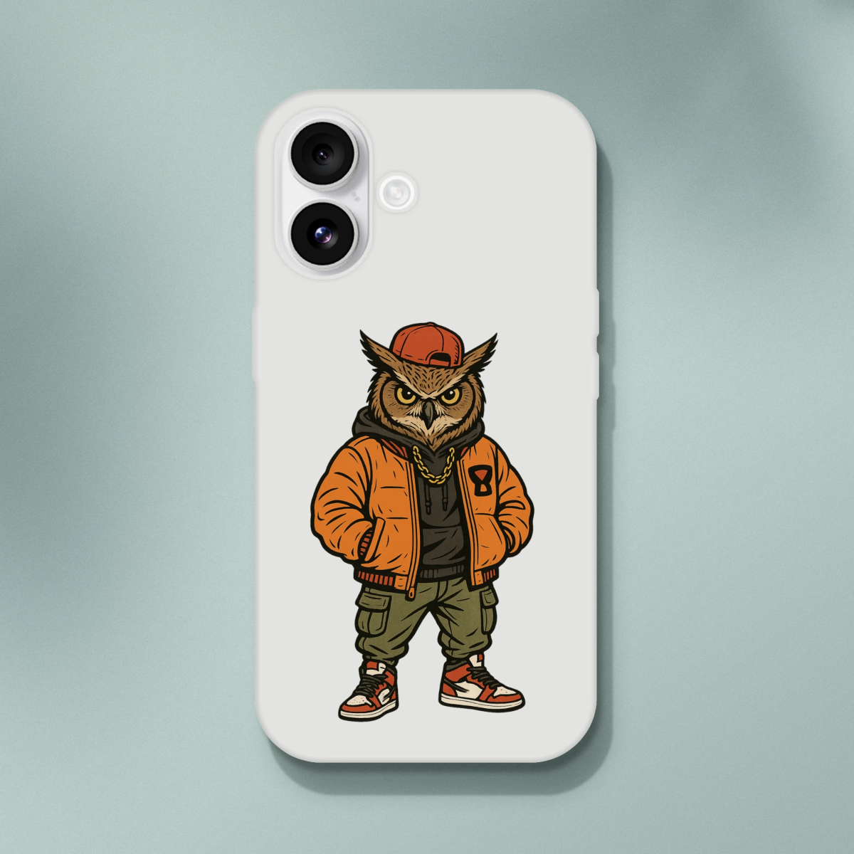 Cool Owl Swag iPhone Flexi Case - ROMAG Store