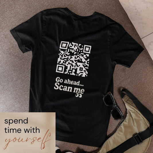 Spend time QR T-shirt - ROMAG Store