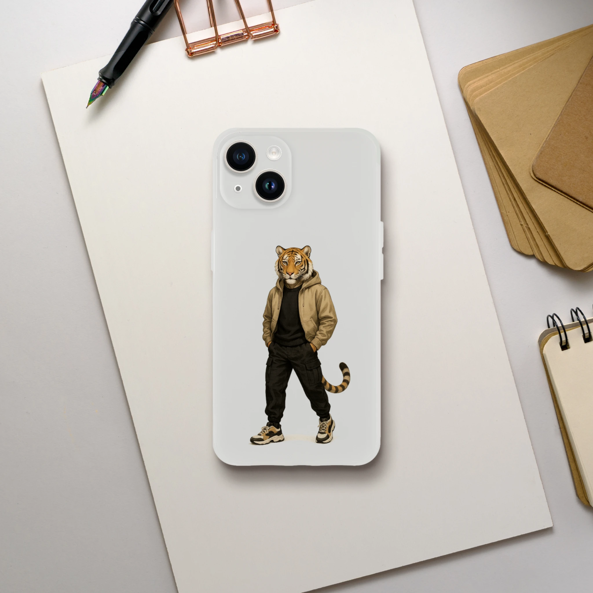 Cool Tiger Streetwear iPhone Flexi Case - ROMAG Store