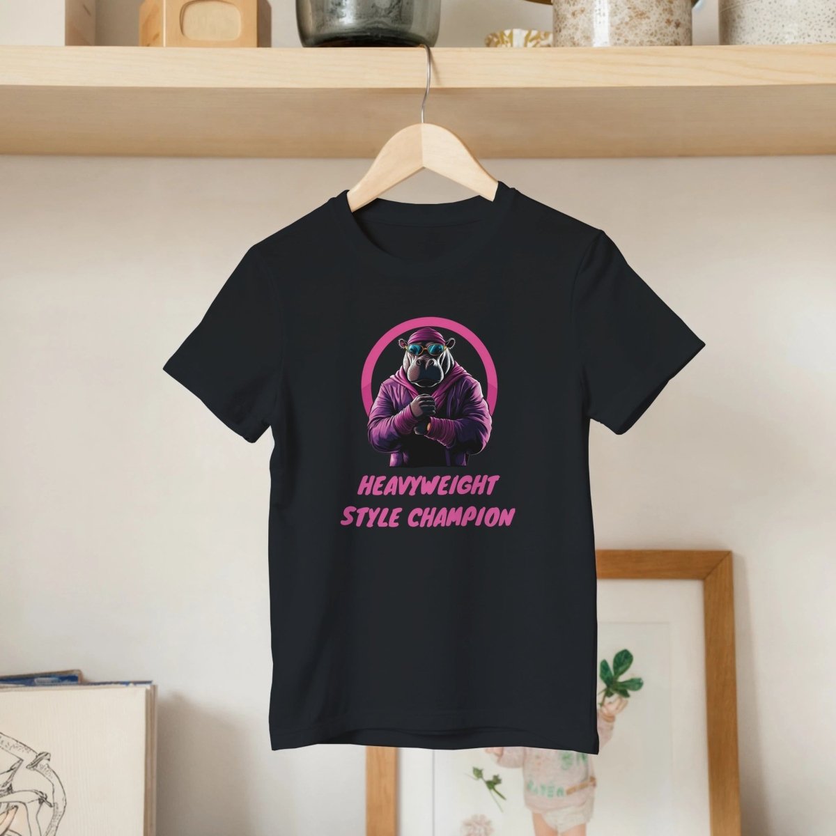 Heavyweight Style Champion Hippo Kids T-shirt - ROMAG Store
