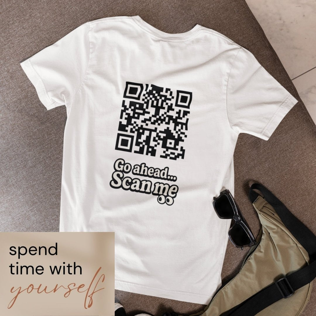 Spend time QR T-shirt - ROMAG Store