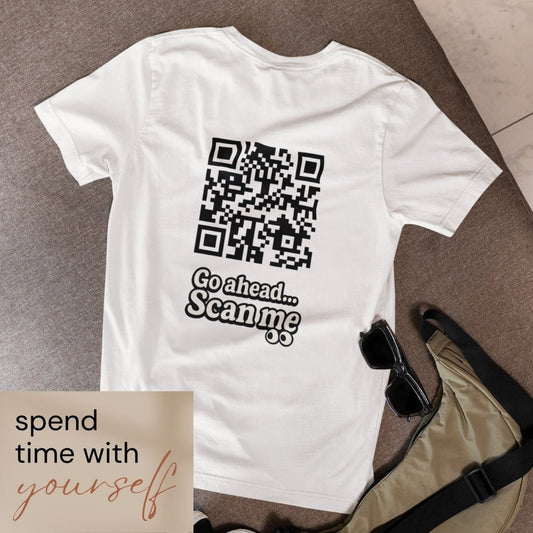 Spend time QR T-shirt - ROMAG Store