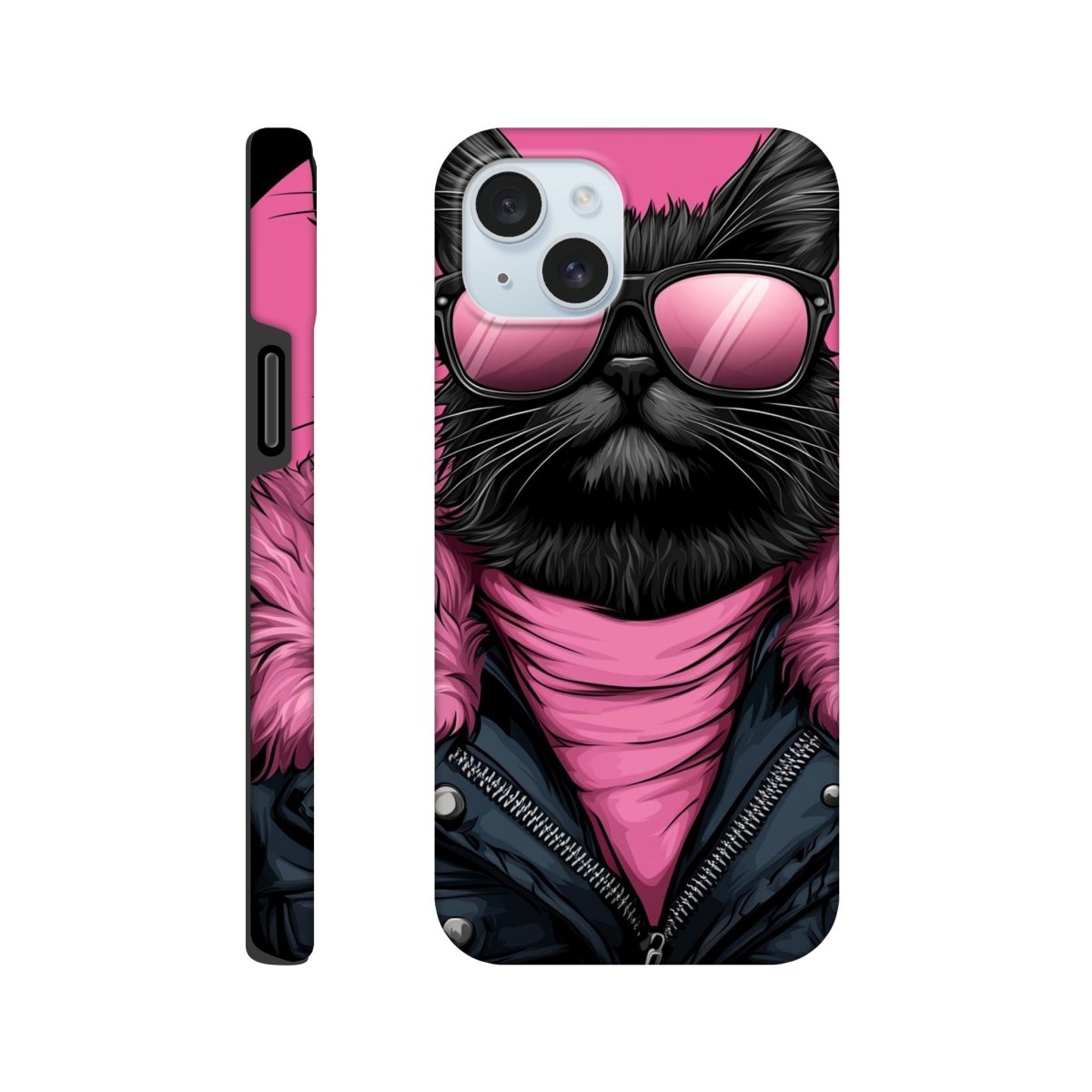 Punk Rock Kitty iPhone Tough Case - ROMAG Store