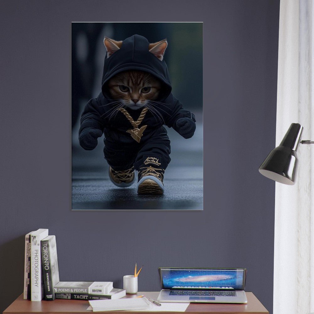 Urban Cat Canvas Art - ROMAG Store