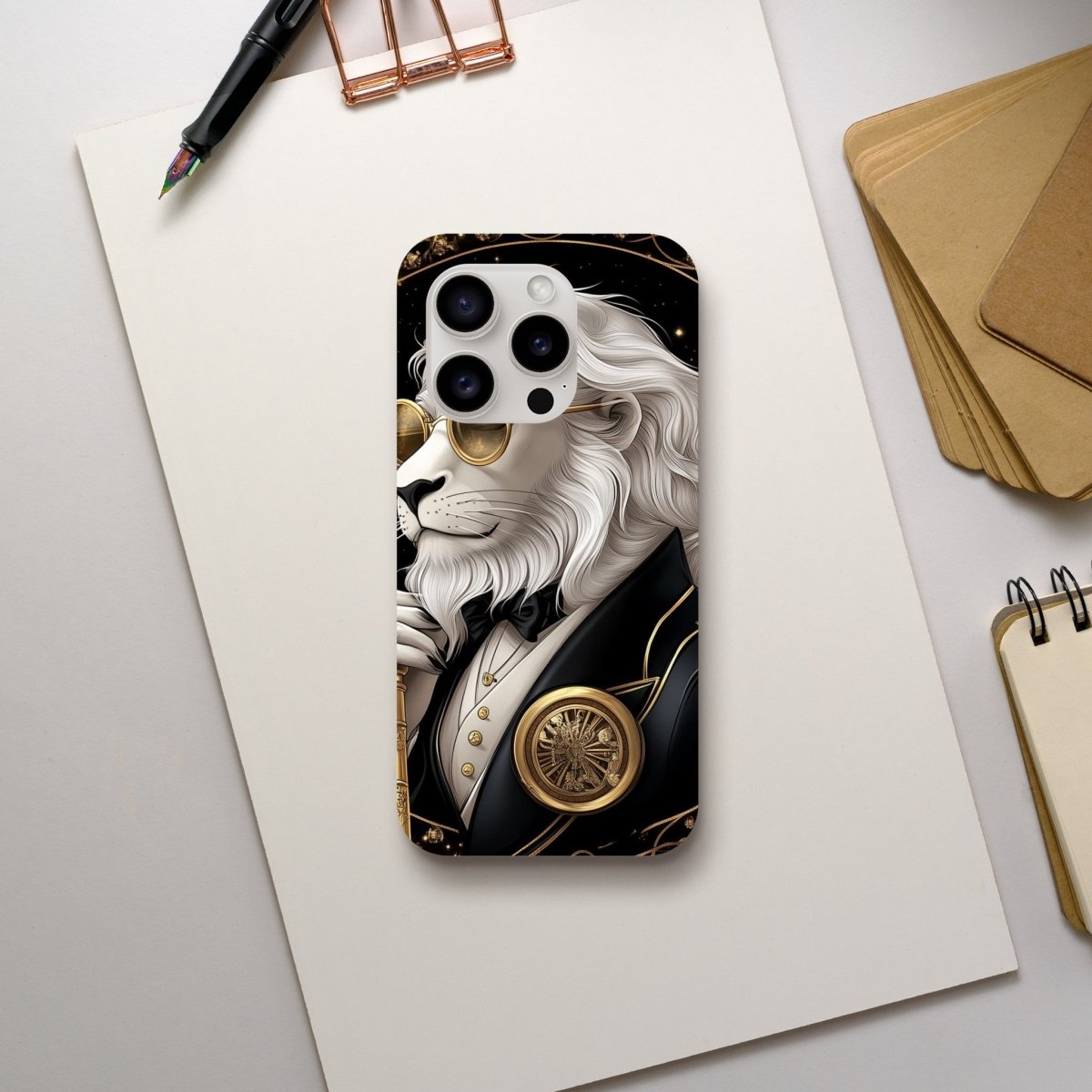 Regal Lion Dapper Gentleman iPhone Tough Case - ROMAG Store