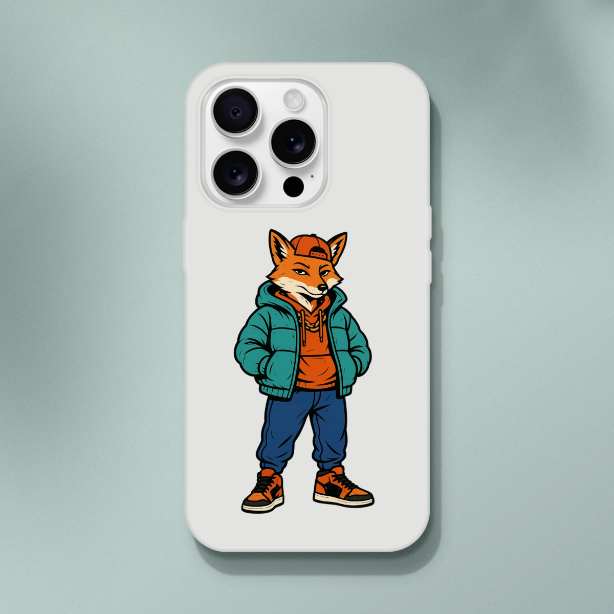 Cool Fox Streetwear iPhone Flexi Case - ROMAG Store